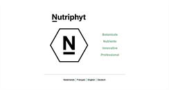 Desktop Screenshot of nutriphyt.be