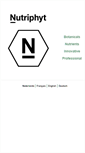 Mobile Screenshot of nutriphyt.be